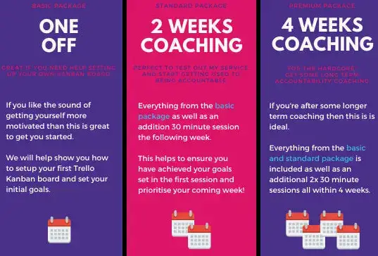 I will be your accountability coach