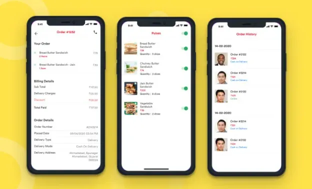 I will build an online food or grocery delivery app with an ordering website