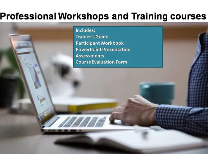 I will provide professional workshops and training courses