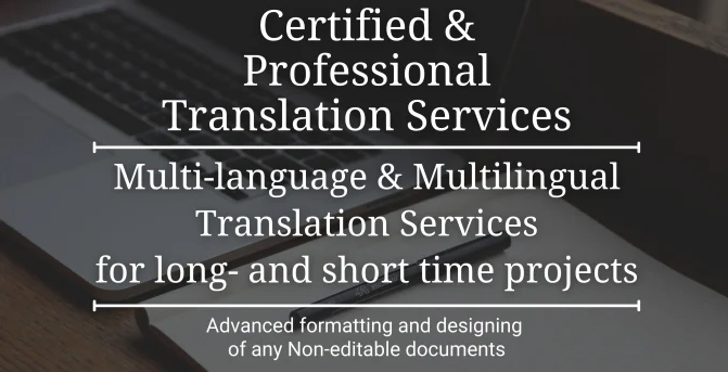 I will provide certified and general long term translation services