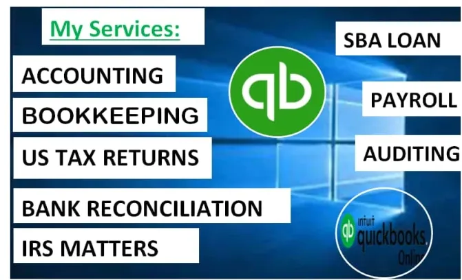 I will do accounting, bookkeeping, tax and audit