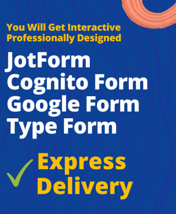 I will create responsive cognito form, type form, and google form