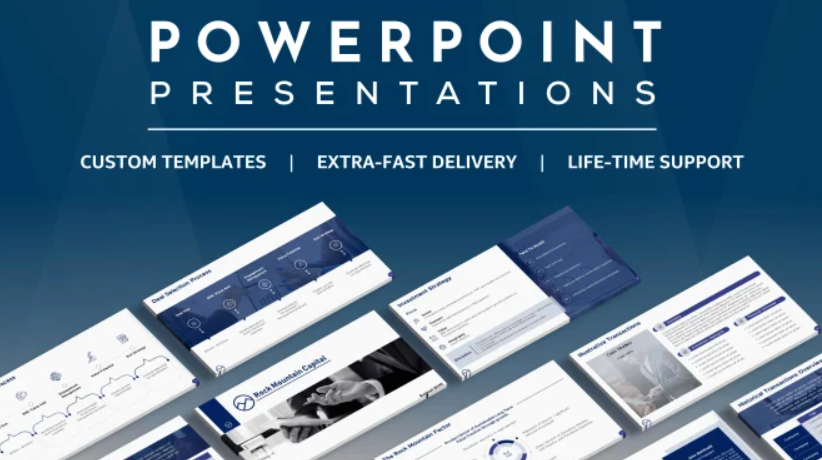 I will design professional and modern PPT powerpoint presentations