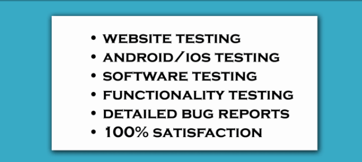 I will do qa testing and review your website or android ios mobile app
