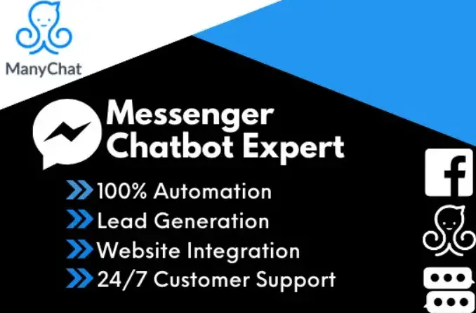 I will create a facebook messenger chatbot using manychat