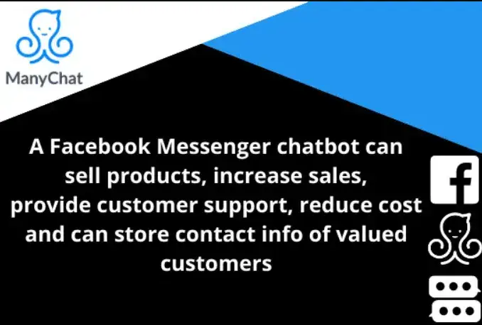 I will create a facebook messenger chatbot using manychat
