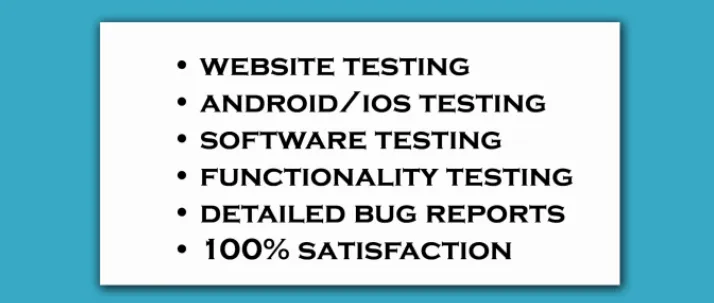 I will do qa testing and review your website or android ios mobile app