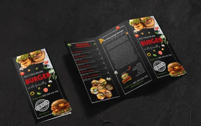 I will design amazing editable food restaurant menu