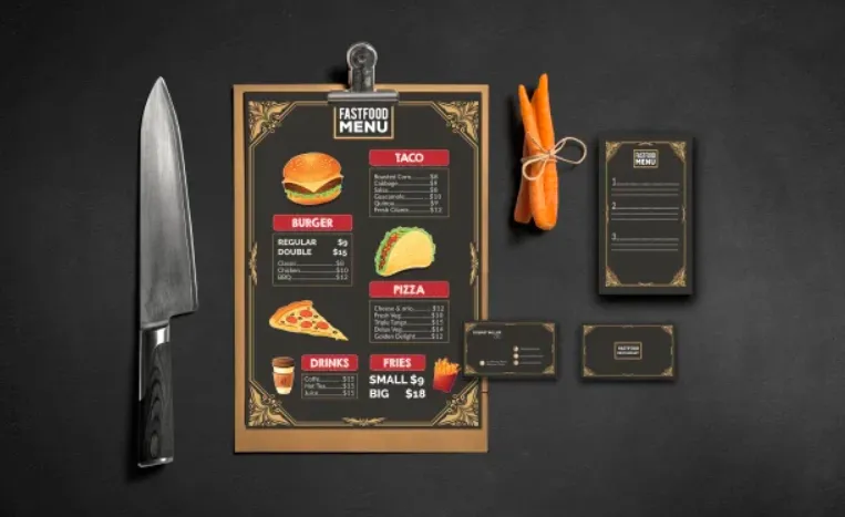 I will design amazing editable food restaurant menu