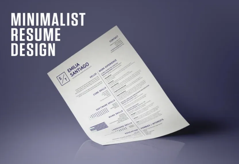 I will design a minimal and eye catching CV resume