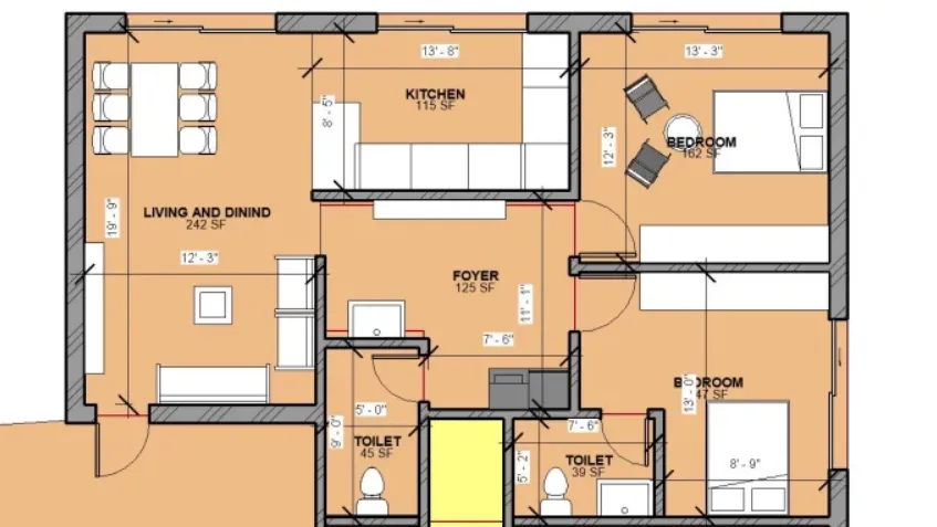 I will detailed building information modelling on revit