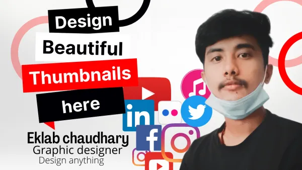 I will make attractive thumbnail on you demand