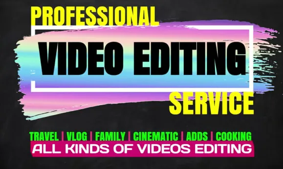 I will do travel, vlog, family, drone, and cinematic video editing