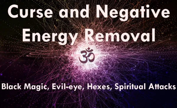 I will remove any curse or negative energy, cleansing you