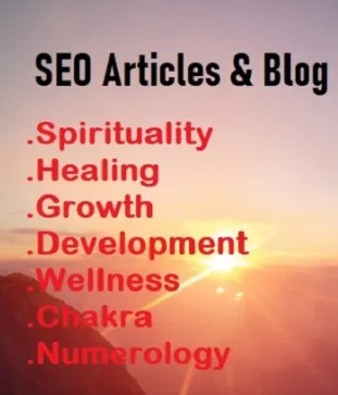I will write spirituality, healing, wellness, chakra, numerology articles and blog post