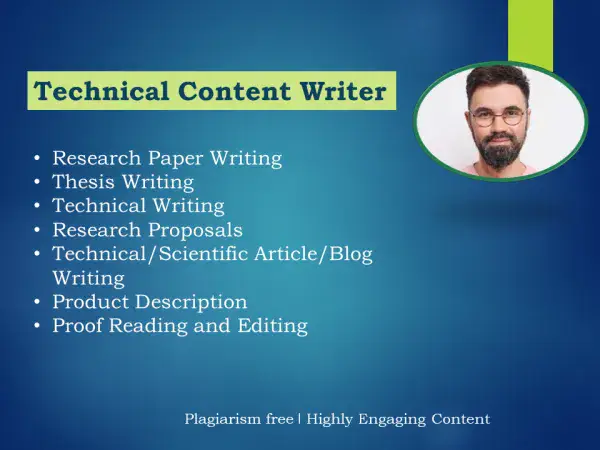 I will write research papers and thesis for you