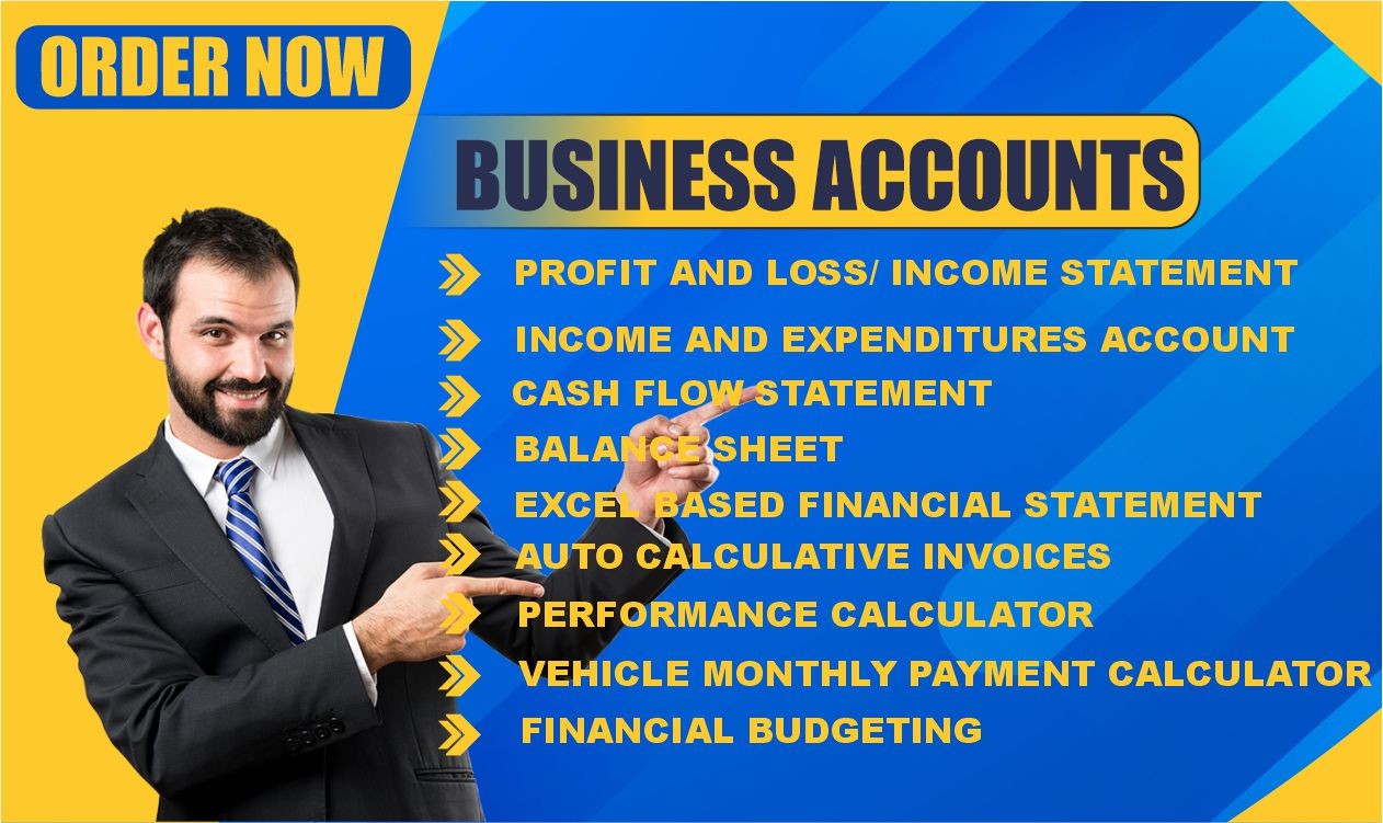 i will do accounting, bookkeeping, profit and loss statement 