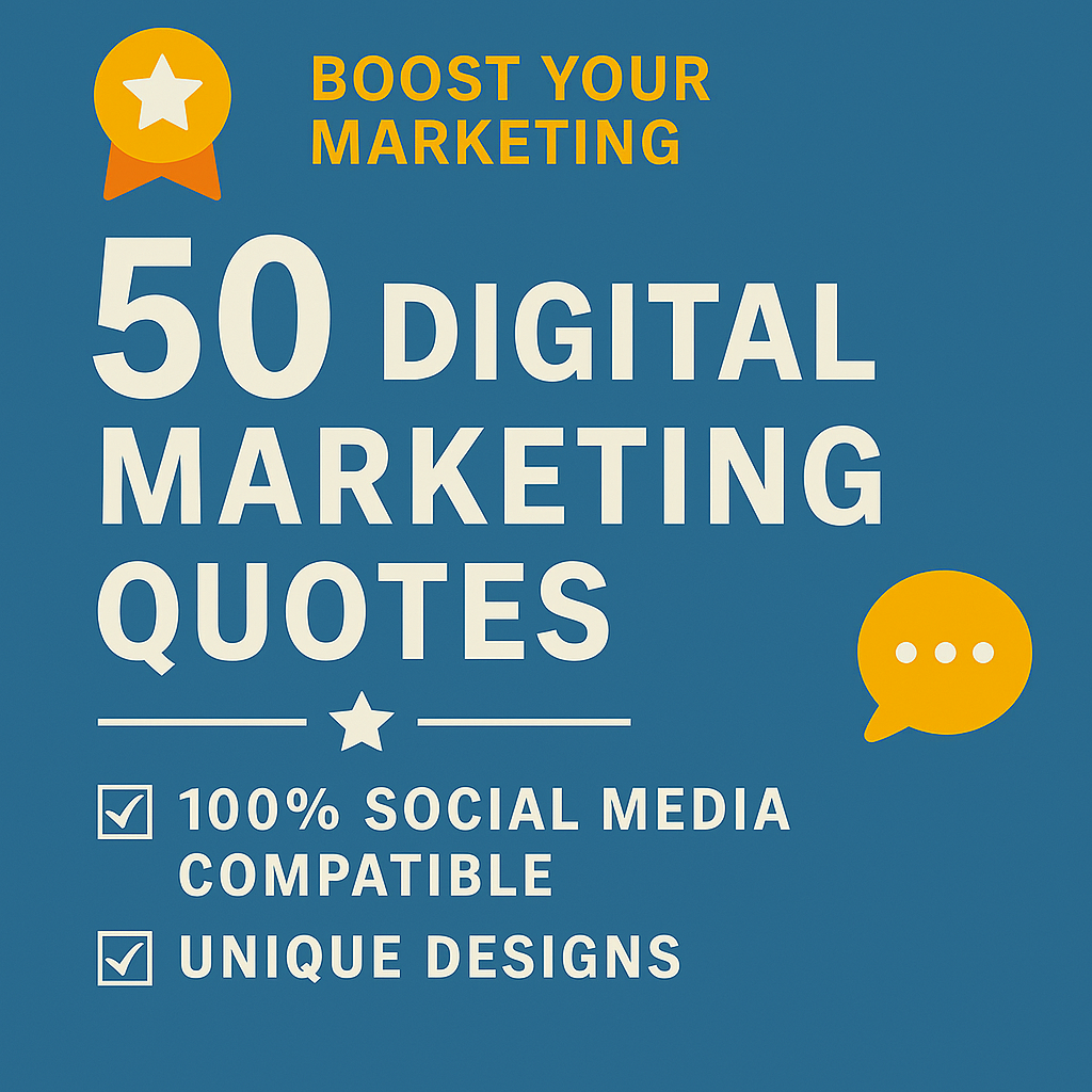 Engaging Marketing Quotes – 50 Designs with Your Branding