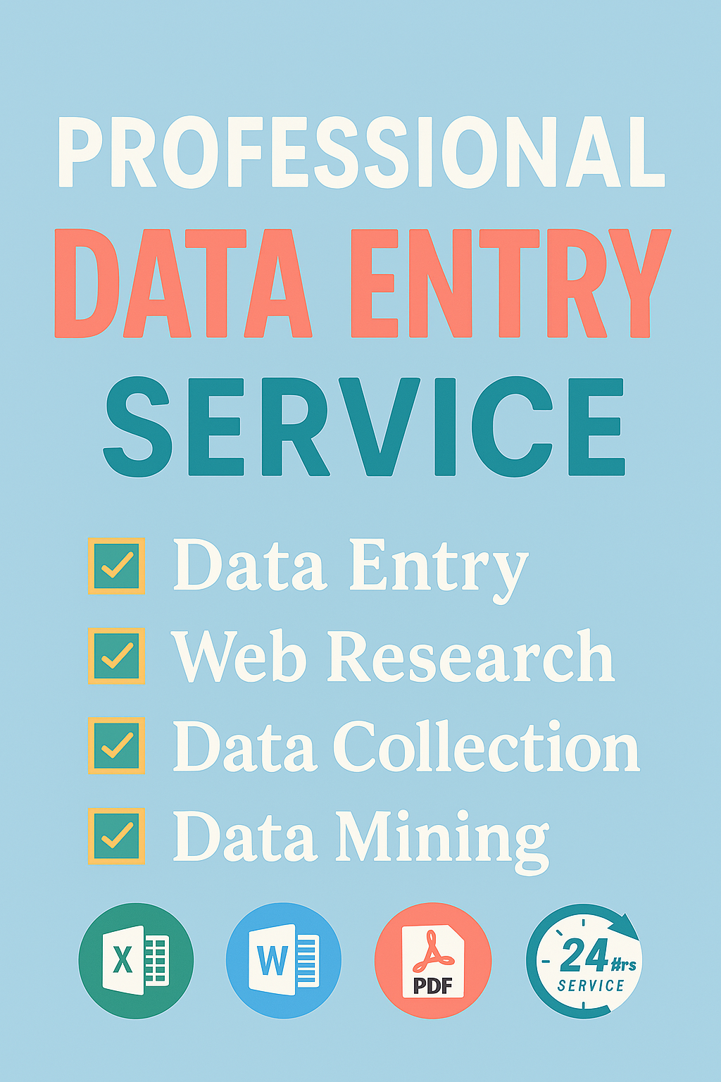 Expert in Data Entry, Scraping, Email Leads & PDF to Excel Conversion