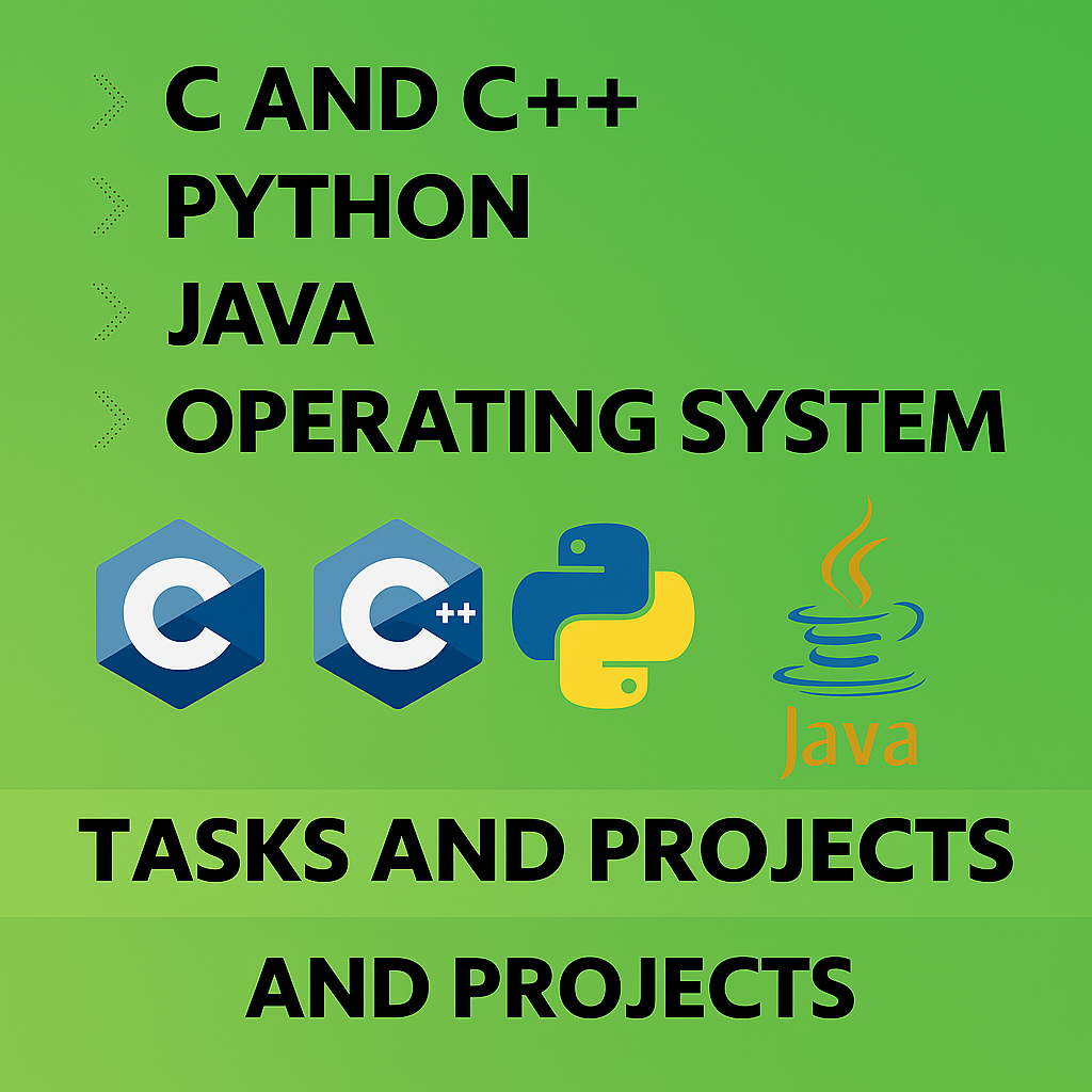 Custom Coding Solutions – Operating Systems, Java, Python, C & C++
