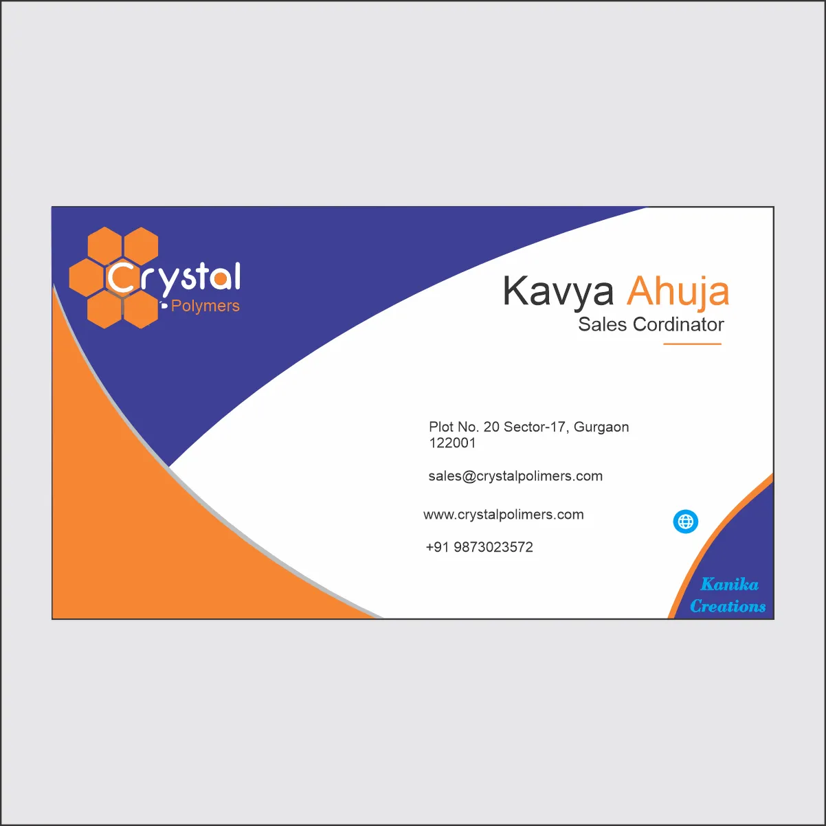 Visiting Card Design by Guru Ji Creations