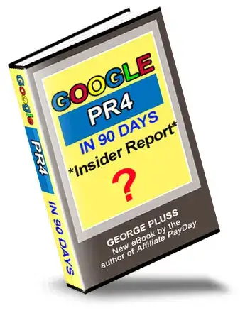 Google PR4 In 90 Days Inside Report