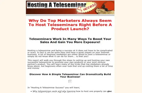 Hosting A Teleseminar Success