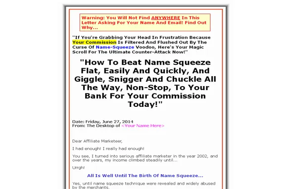 Name Squeeze Secrets Revealed