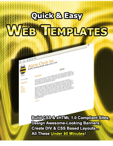 Quick And Easy Web Templates